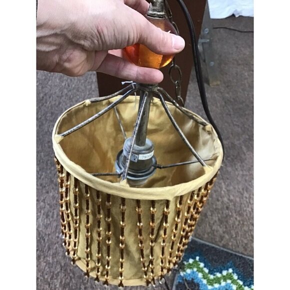 Unbranded Other - Antique Hanging Light Fixture with 10 FT Cord and Chain